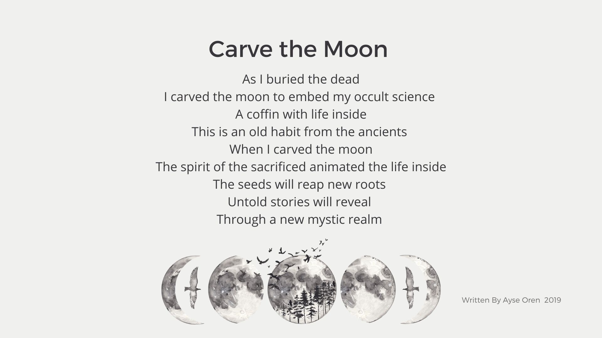 poem- moon